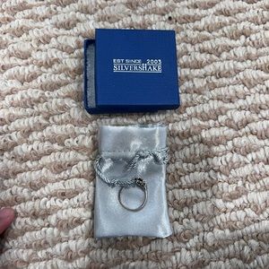 Silvershake Petite Design Round Shape Gemstone Birthstone